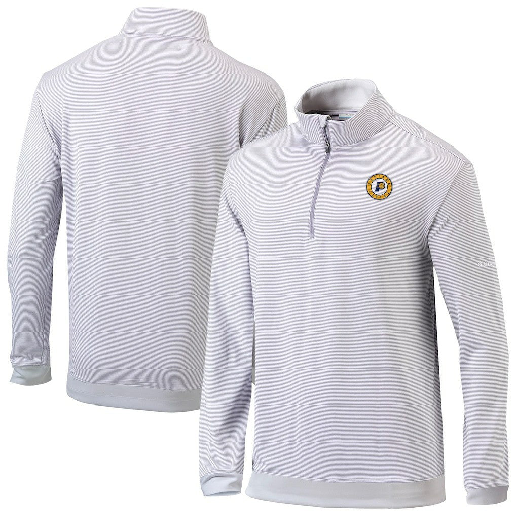 Indiana Pacers Omni-Wick Even Lie Quarter-Zip Top Gray/White - NBA