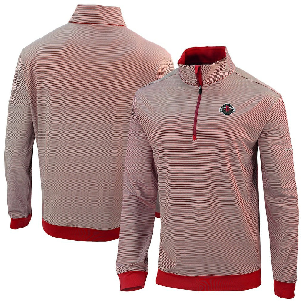 Houston Rockets Omni-Wick Even Lie Quarter-Zip Top Red - NBA