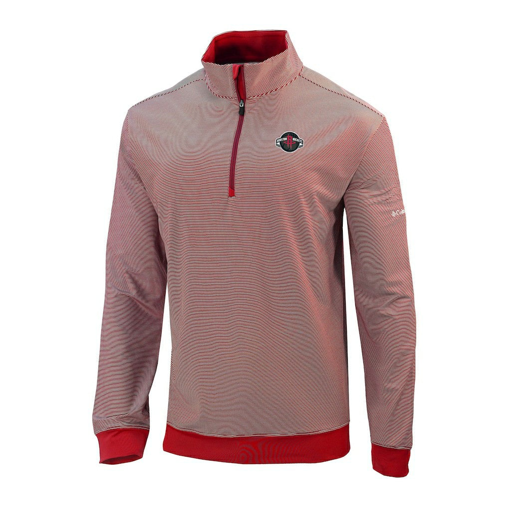 Houston Rockets Omni-Wick Even Lie Quarter-Zip Top Red - NBA