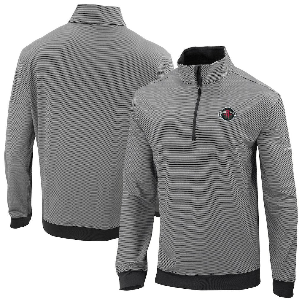 Houston Rockets Omni-Wick Even Lie Quarter-Zip Top Black - NBA
