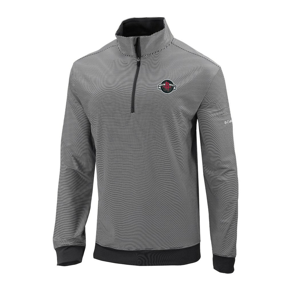 Houston Rockets Omni-Wick Even Lie Quarter-Zip Top Black - NBA