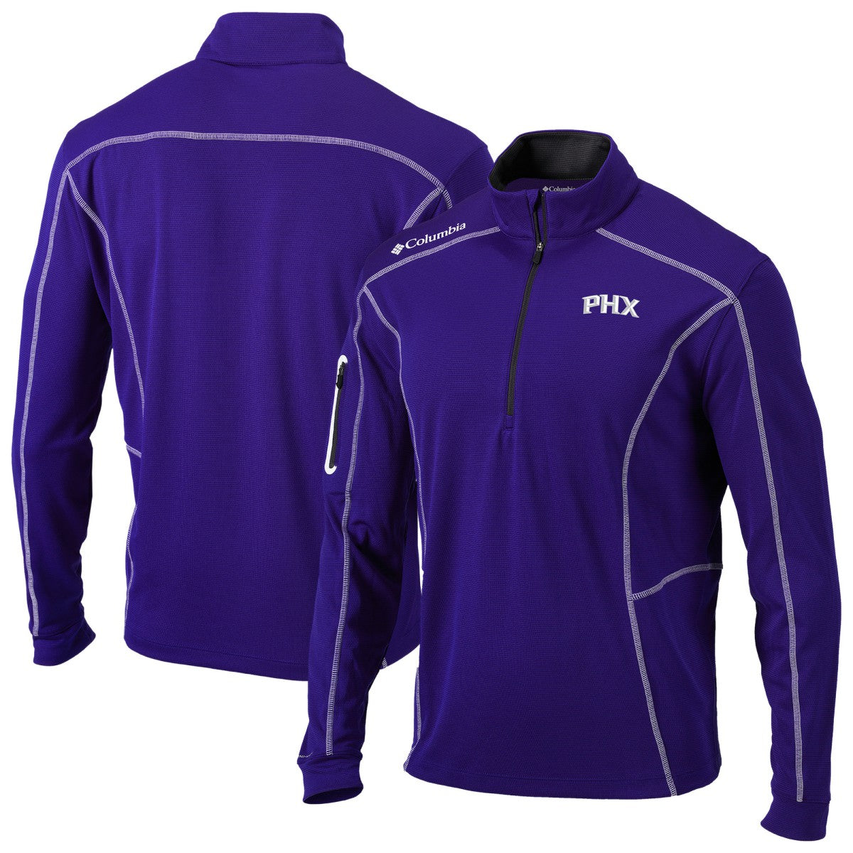 Phoenix Suns Omni-Wick Shotgun Quarter-Zip Jacket Purple - NBA