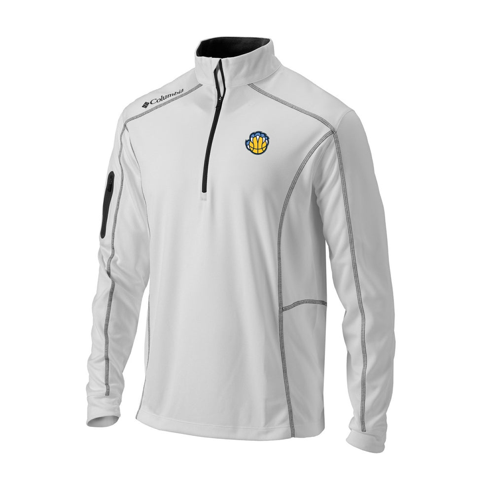 Memphis Grizzlies Omni-Wick Shotgun Quarter-Zip Jacket White - NBA