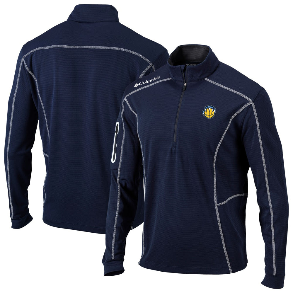Memphis Grizzlies Omni-Wick Shotgun Quarter-Zip Jacket Navy - NBA