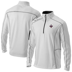 New Orleans Pelicans Omni-Wick Shotgun Quarter-Zip Jacket White - NBA