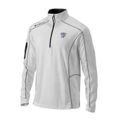 Oklahoma City Thunder Omni-Wick Shotgun Quarter-Zip Jacket White - NBA