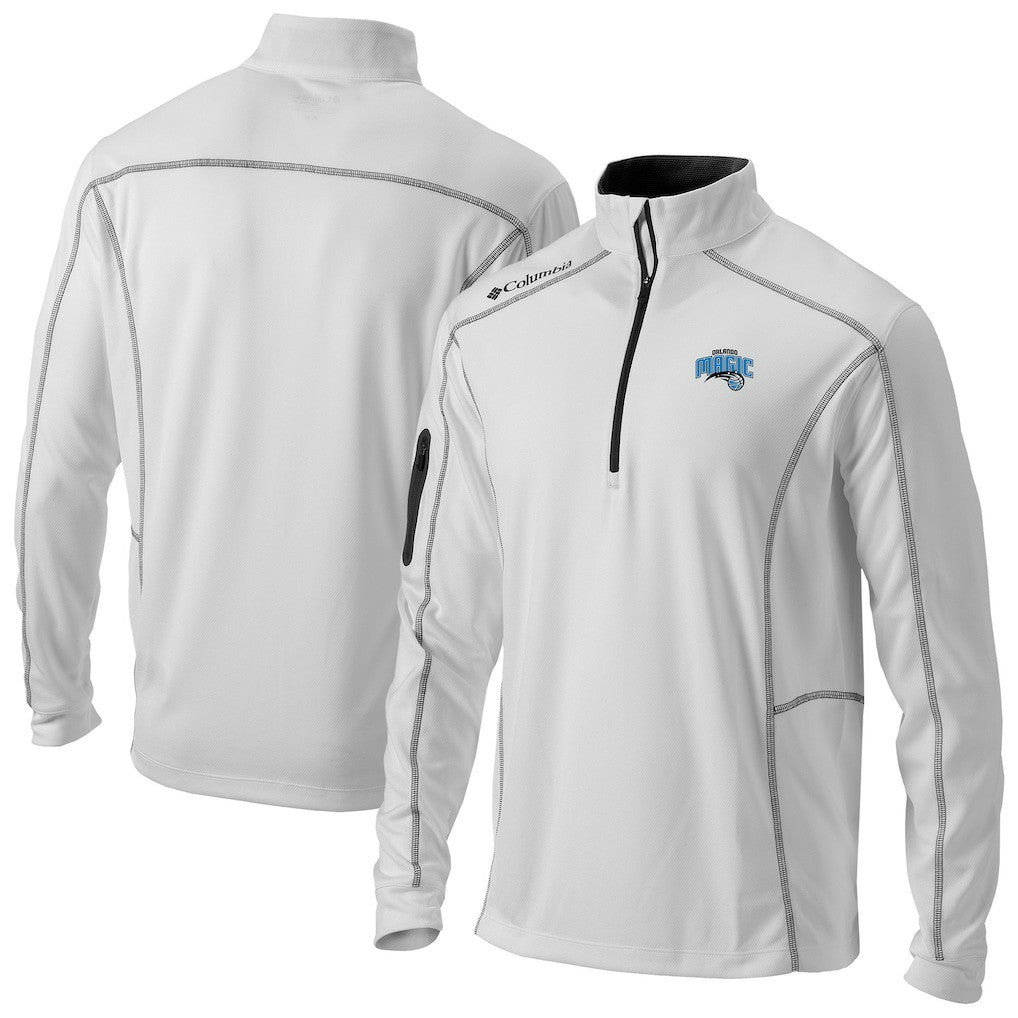 Orlando Magic Omni-Wick Shotgun Quarter-Zip Jacket White - NBA