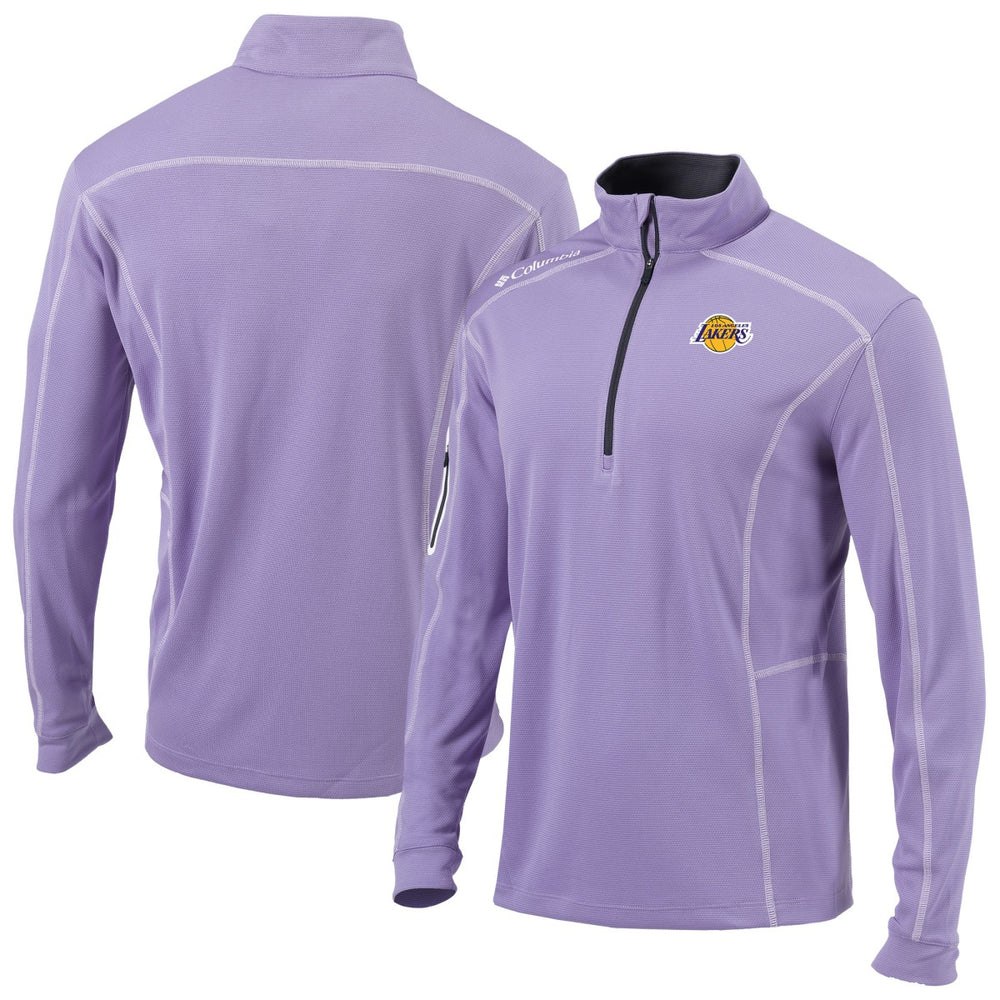 Los Angeles Lakers Omni-Wick Shotgun Quarter-Zip Jacket Purple - NBA