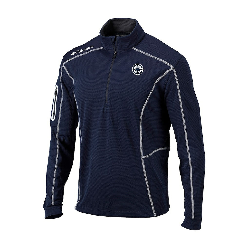 LA Clippers Omni-Wick Shotgun Quarter-Zip Jacket Navy - NBA