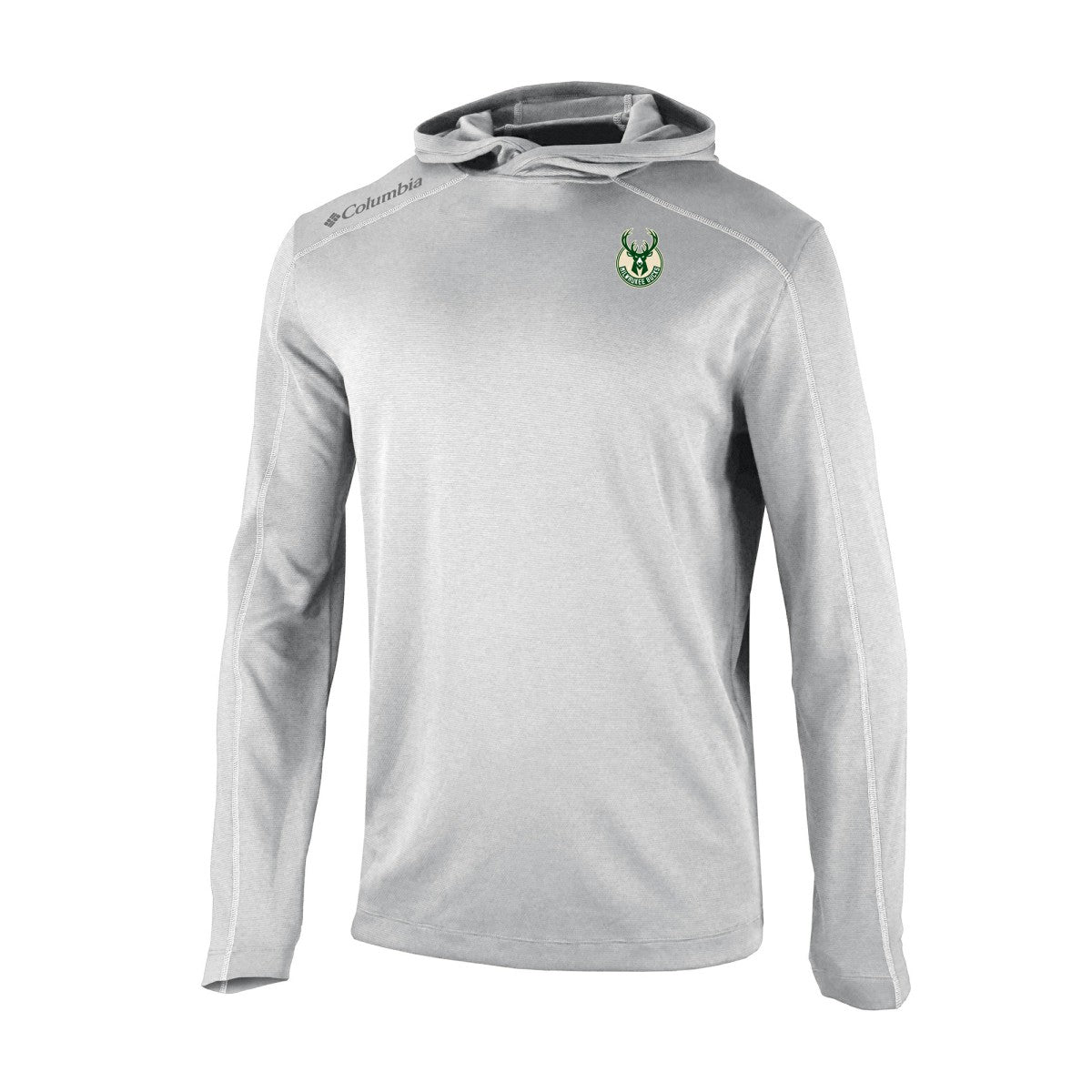 Milwaukee Bucks Omni-Wick Shotgun Pullover Hoodie Gray - NBA
