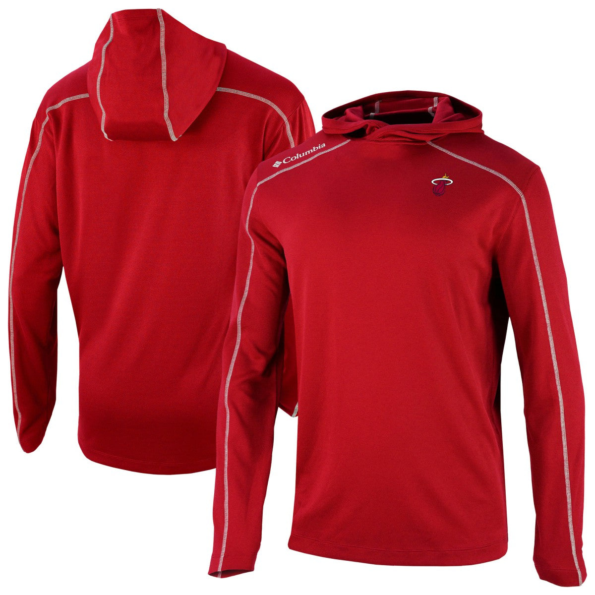 Miami Heat Omni-Wick Shotgun Pullover Hoodie Red - NBA