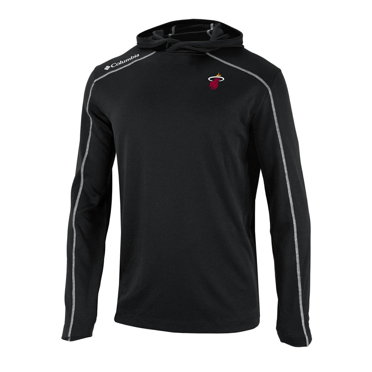 Miami Heat Omni-Wick Shotgun Pullover Hoodie Black - NBA