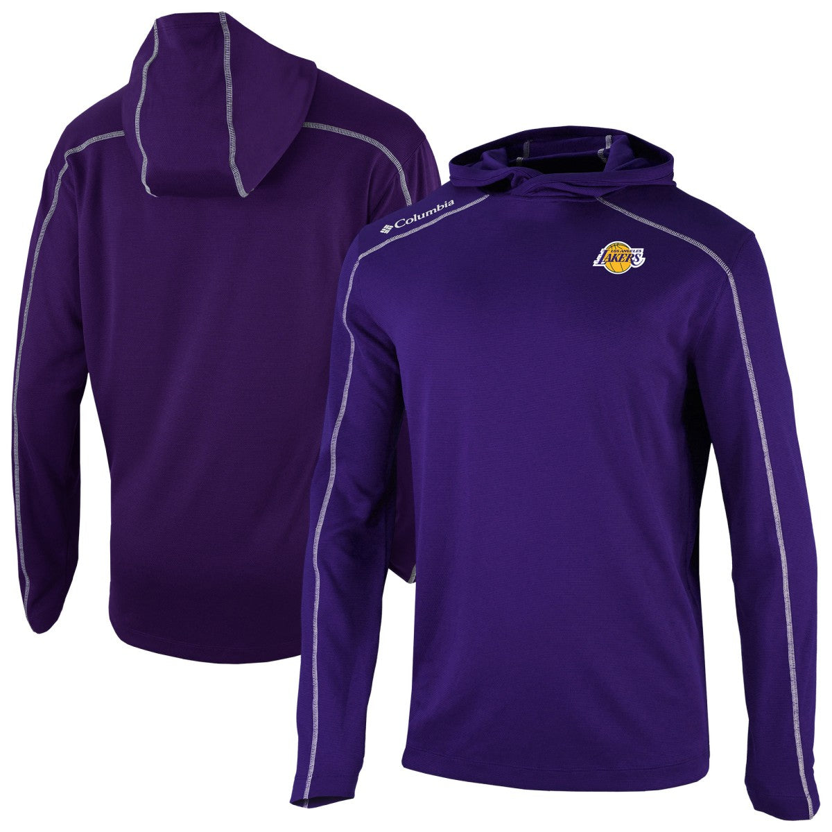 Los Angeles Lakers Omni-Wick Shotgun Pullover Hoodie Purple - NBA