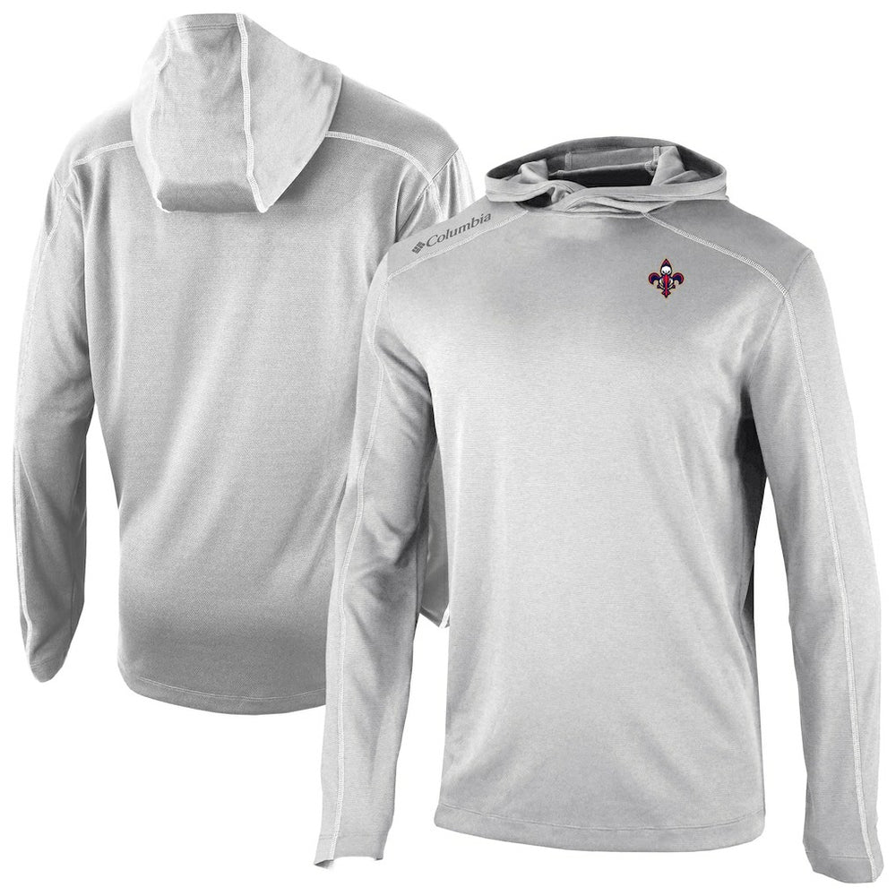 New Orleans Pelicans Omni-Wick Shotgun Pullover Hoodie Gray - NBA