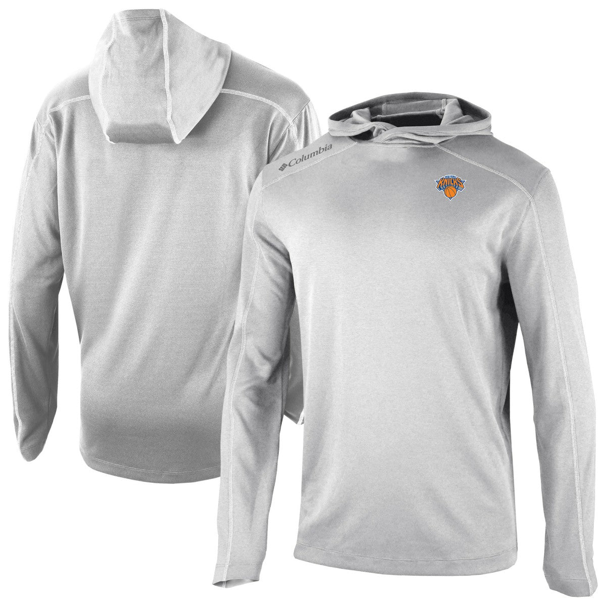 New York Knicks Omni-Wick Shotgun Pullover Hoodie Gray - NBA