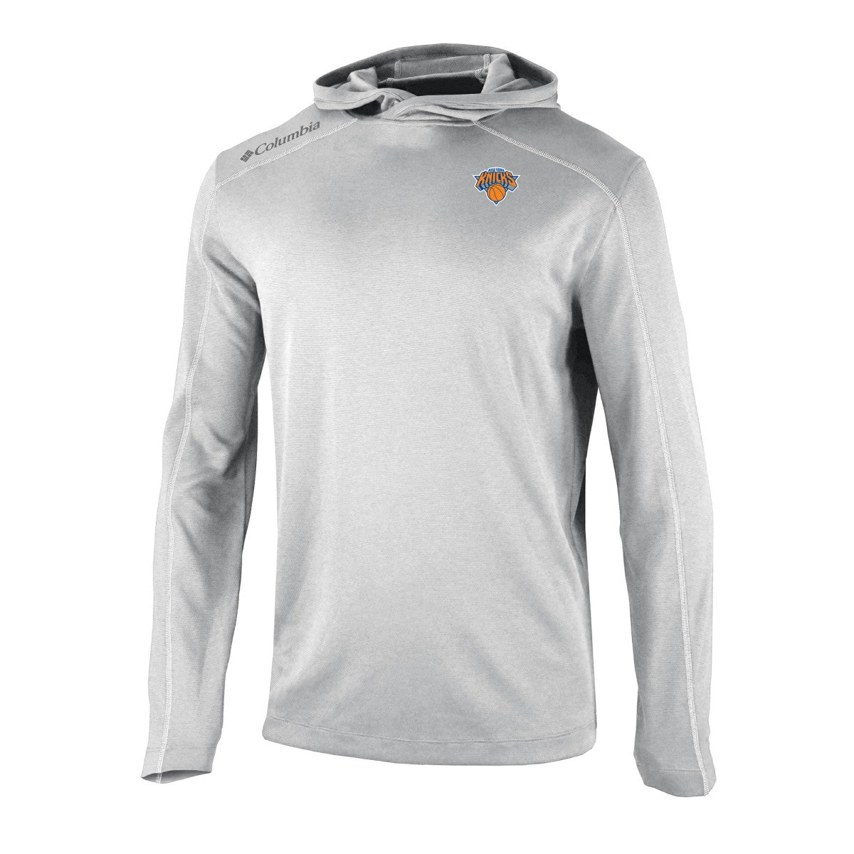 New York Knicks Omni-Wick Shotgun Pullover Hoodie Gray - NBA