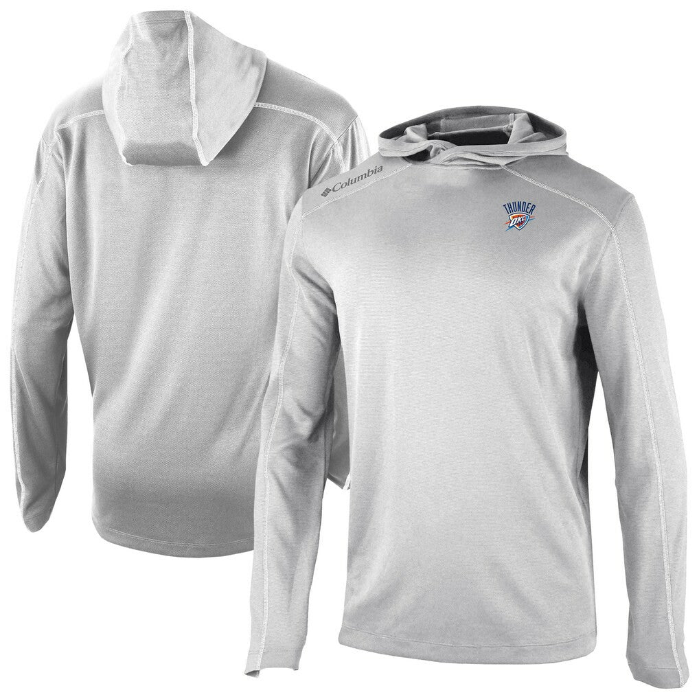 Oklahoma City Thunder Omni-Wick Shotgun Pullover Hoodie Gray - NBA
