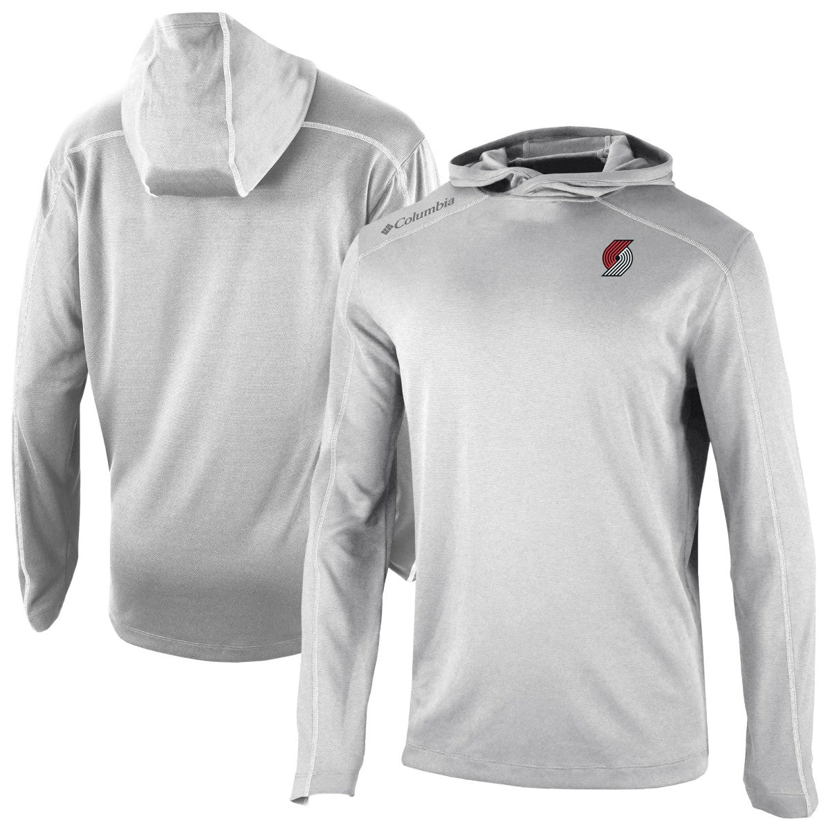 Portland Trail Blazers Omni-Wick Shotgun Pullover Hoodie Gray - NBA