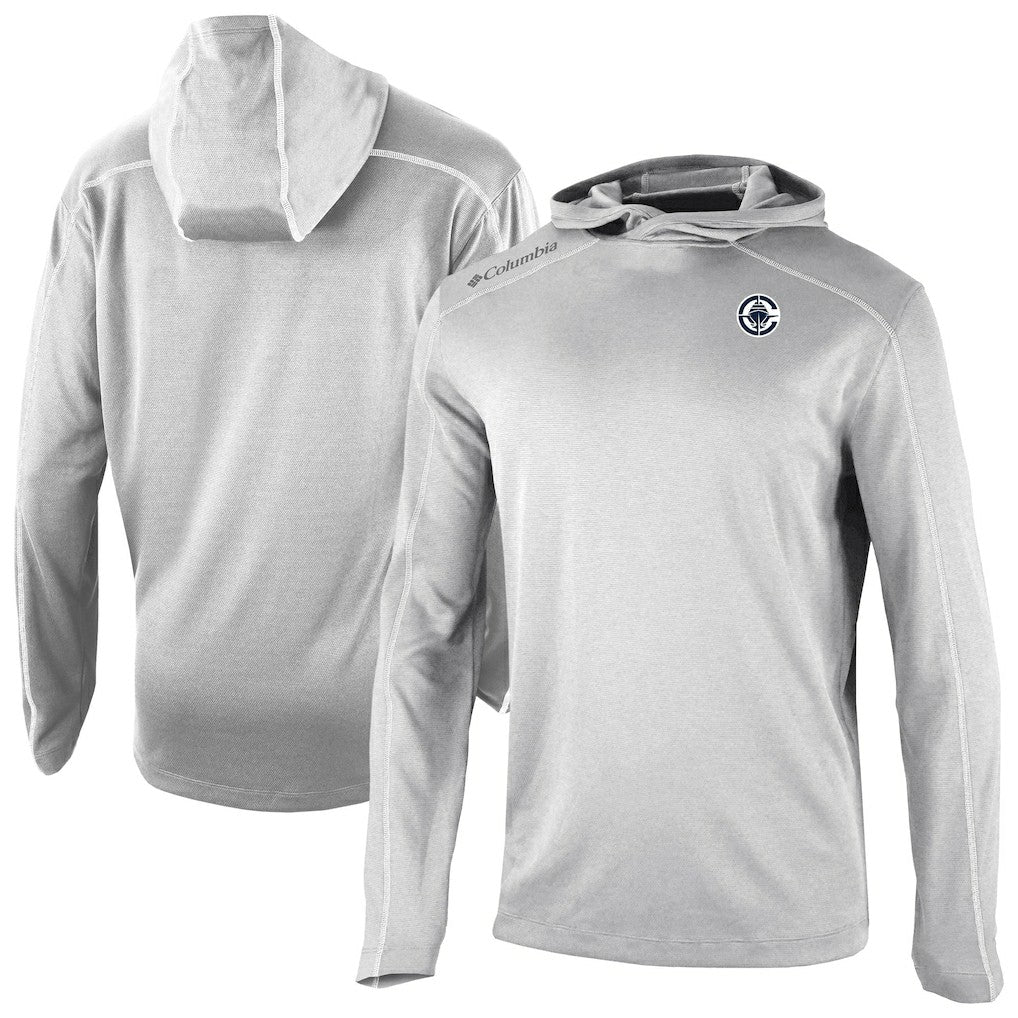 LA Clippers Omni-Wick Shotgun Pullover Hoodie Gray - NBA