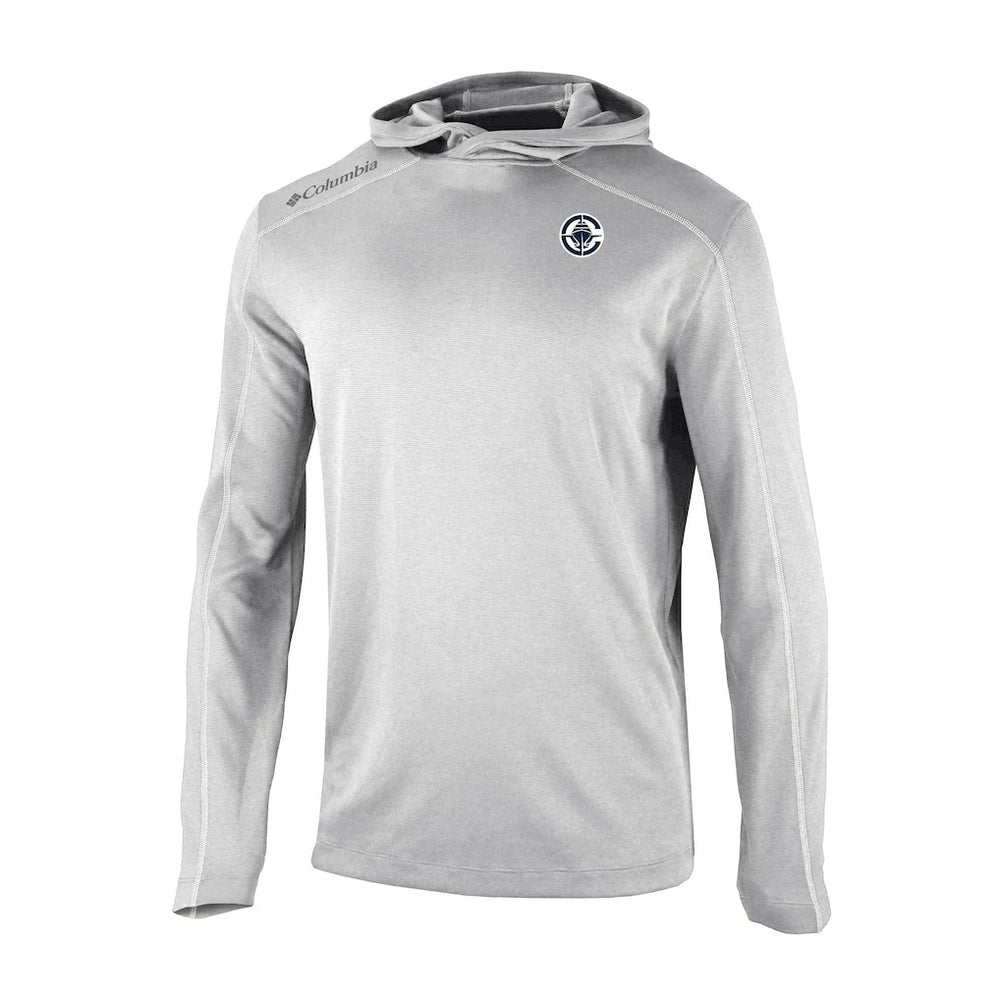 LA Clippers Omni-Wick Shotgun Pullover Hoodie Gray - NBA