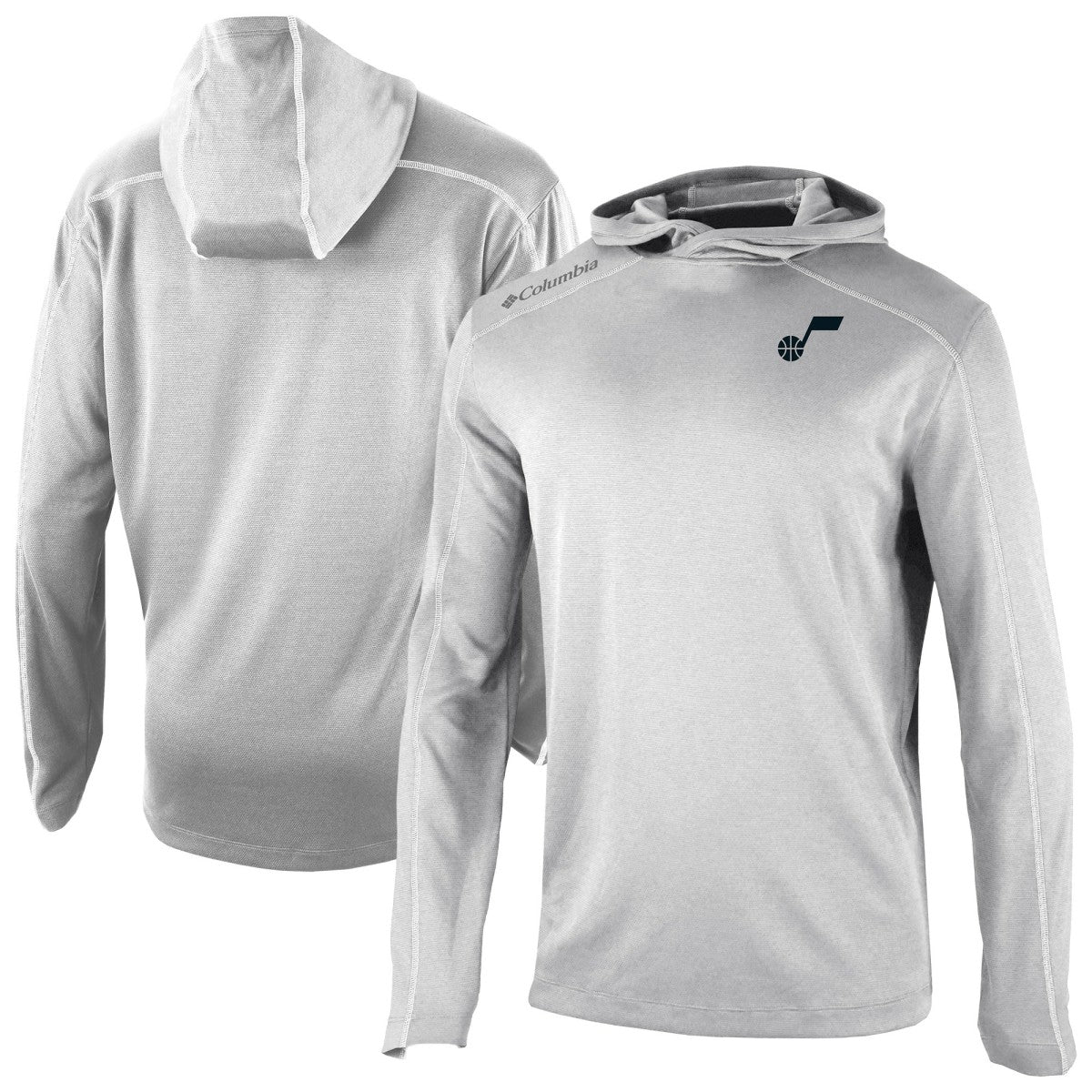 Utah Jazz Omni-Wick Shotgun Pullover Hoodie Gray - NBA