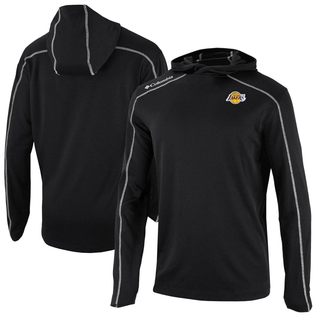 Los Angeles Lakers Omni-Wick Shotgun Pullover Hoodie Black - NBA