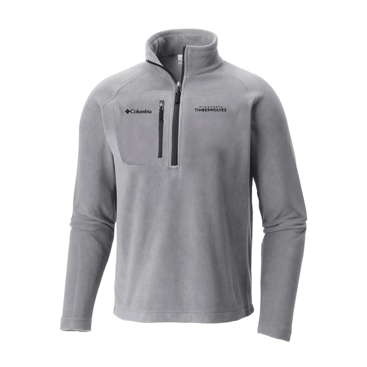 Minnesota Timberwolves Fast Trek III Half-Zip Fleece Pullover Gray - NBA