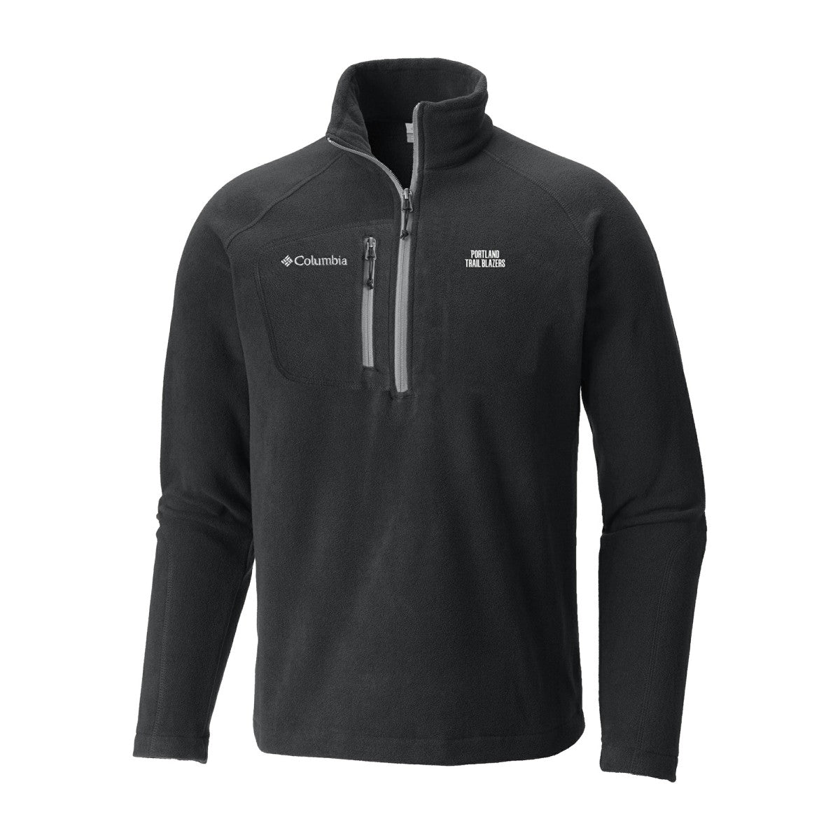 Portland Trail Blazers Fast Trek III Half-Zip Fleece Pullover Black - NBA