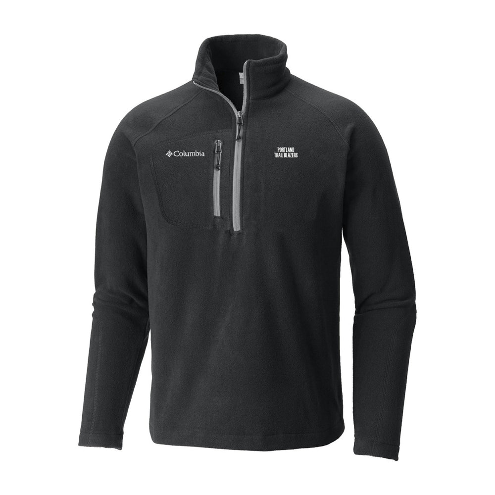 Portland Trail Blazers Fast Trek III Half-Zip Fleece Pullover Black - NBA