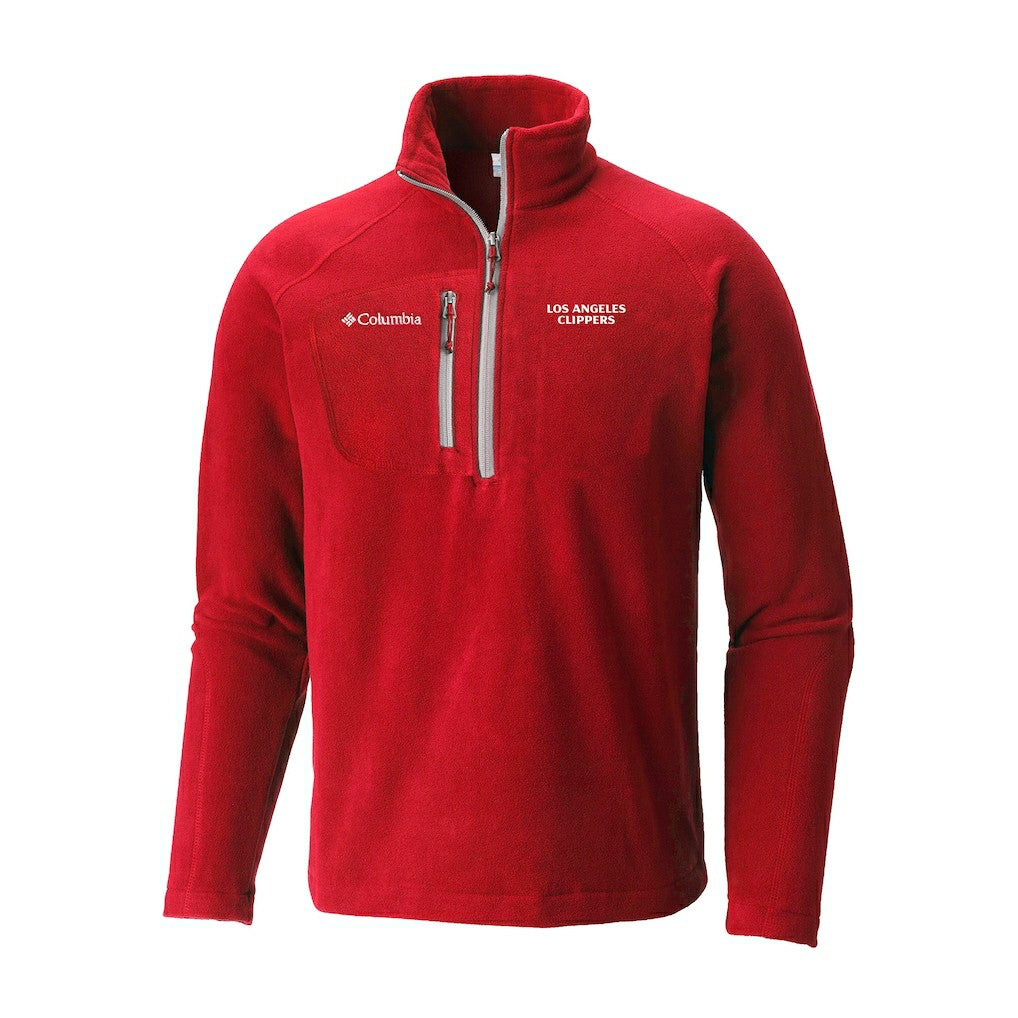 LA Clippers Fast Trek III Half-Zip Fleece Pullover Red - NBA