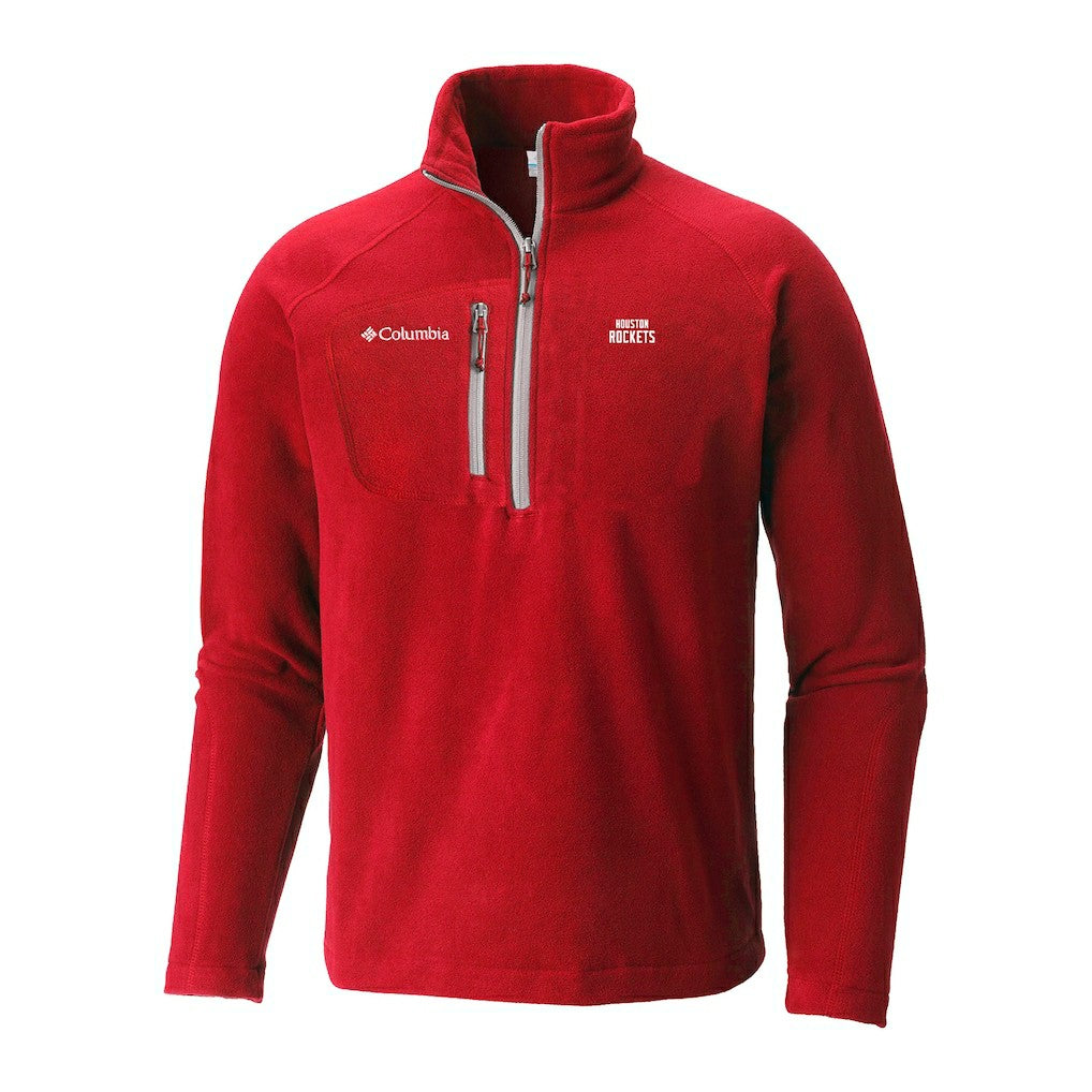 Houston Rockets Fast Trek III Half-Zip Fleece Pullover Red - NBA
