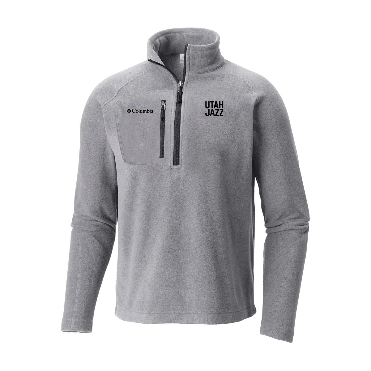 Utah Jazz Fast Trek III Half-Zip Fleece Pullover Gray - NBA