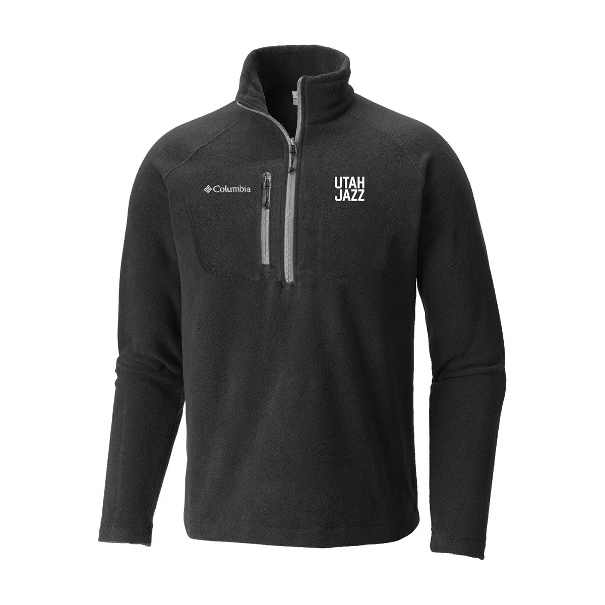 Utah Jazz Fast Trek III Half-Zip Fleece Pullover Black - NBA