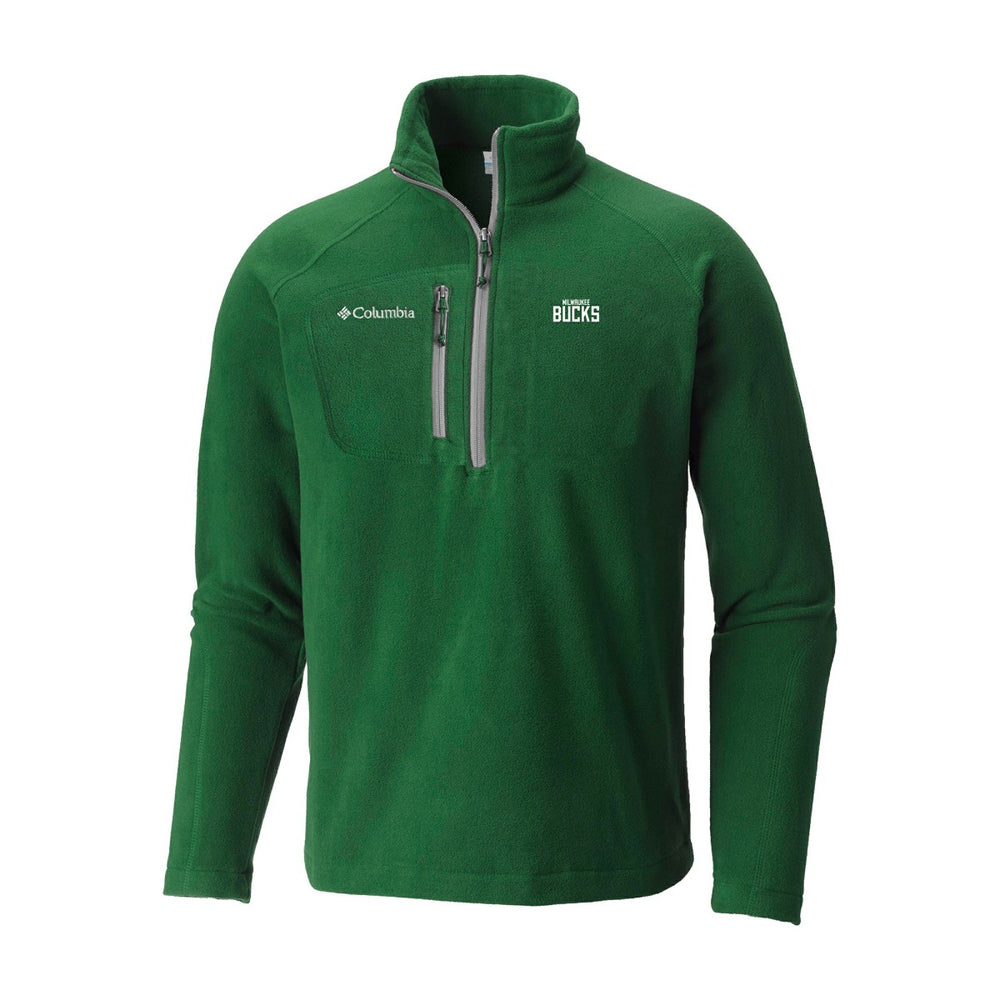 Milwaukee Bucks Fast Trek III Half-Zip Fleece Pullover Green - NBA