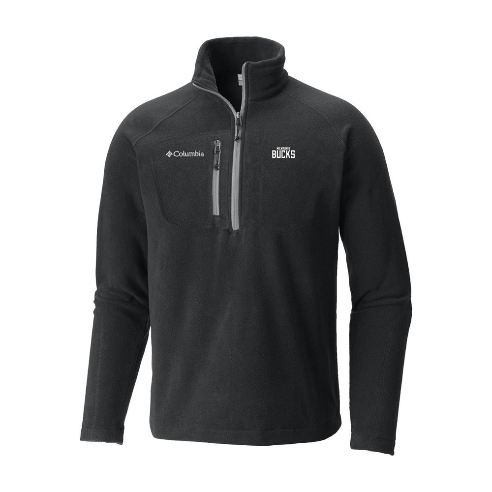 Milwaukee Bucks Fast Trek III Half-Zip Fleece Pullover Black - NBA