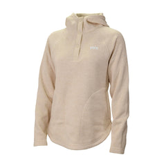 Phoenix Suns Women's Sweater Weather Quarter-Snap Hoodie Cream - NBA