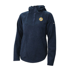 Indiana Pacers Women's Sweater Weather Quarter-Snap Hoodie Navy - NBA