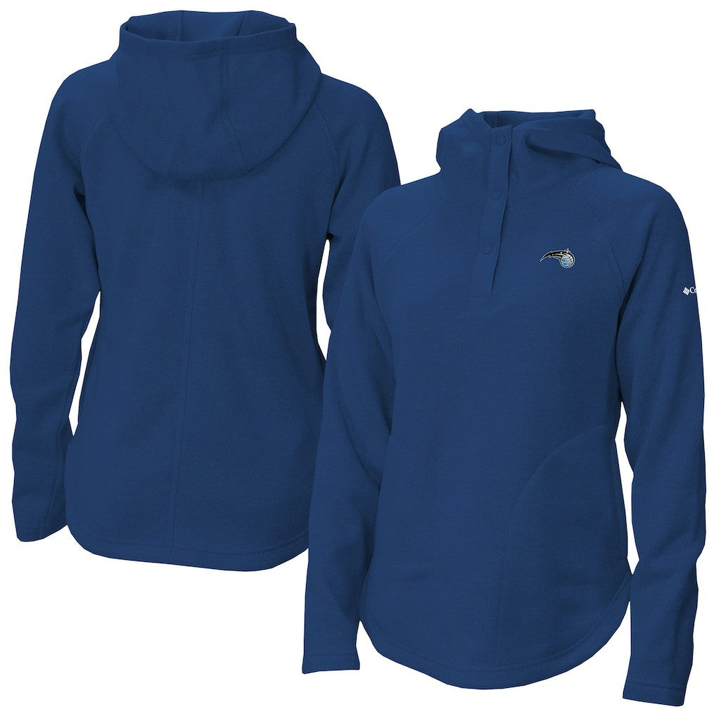 Orlando Magic Women's Sweater Weather Quarter-Snap Hoodie Blue - NBA