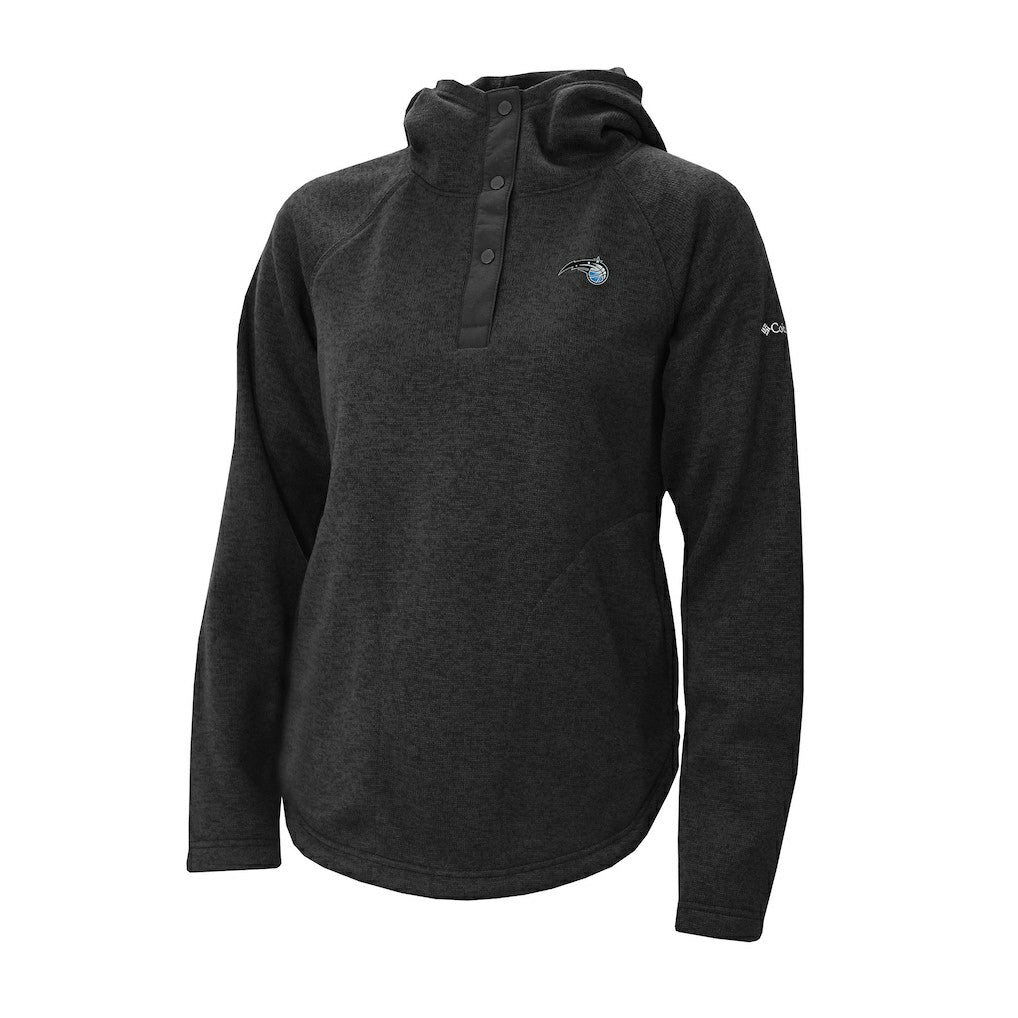 Orlando Magic Women's Sweater Weather Quarter-Snap Hoodie Black - NBA