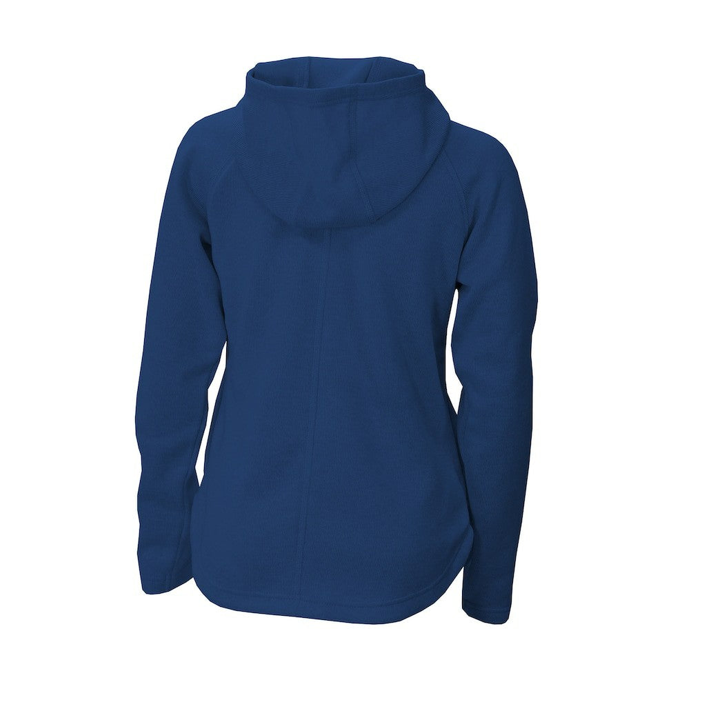 Philadelphia 76ers Women's Sweater Weather Quarter-Snap Hoodie Blue - NBA