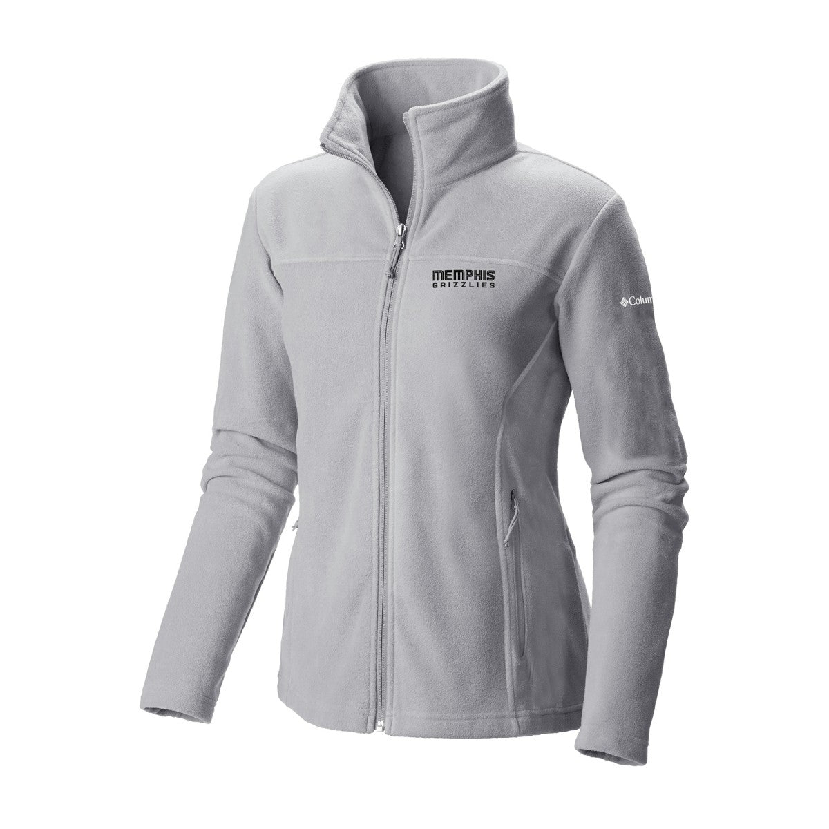 Memphis Grizzlies Women's Give & Go II Fleece Full-Zip Jacket Gray - NBA