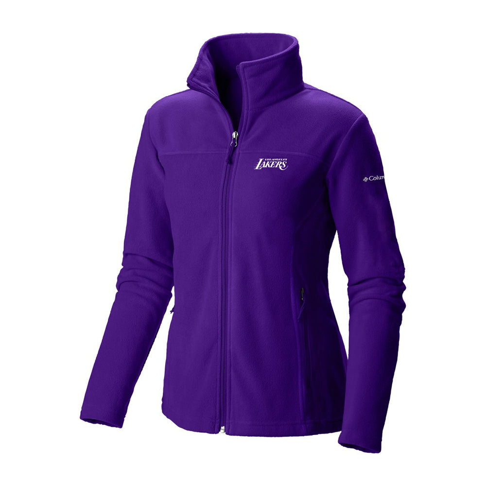 Los Angeles Lakers Women's Give & Go II Fleece Full-Zip Jacket Purple - NBA
