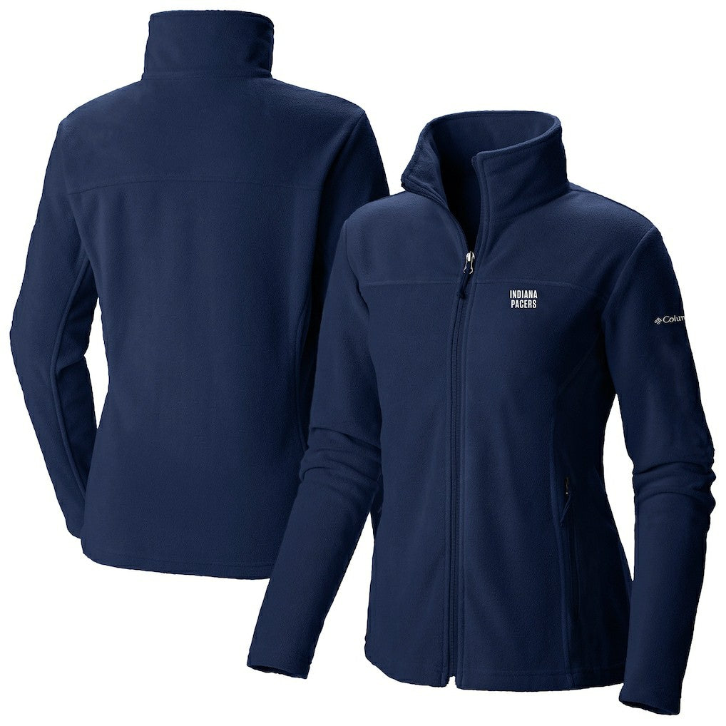 Indiana Pacers Women's Give & Go II Fleece Full-Zip Jacket Navy - NBA