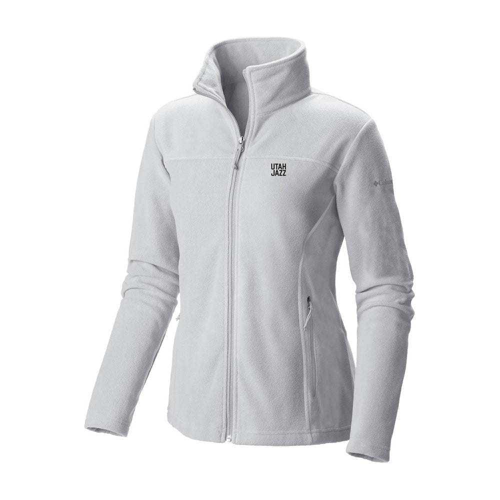 Utah Jazz Women's Give & Go II Fleece Full-Zip Jacket White - NBA