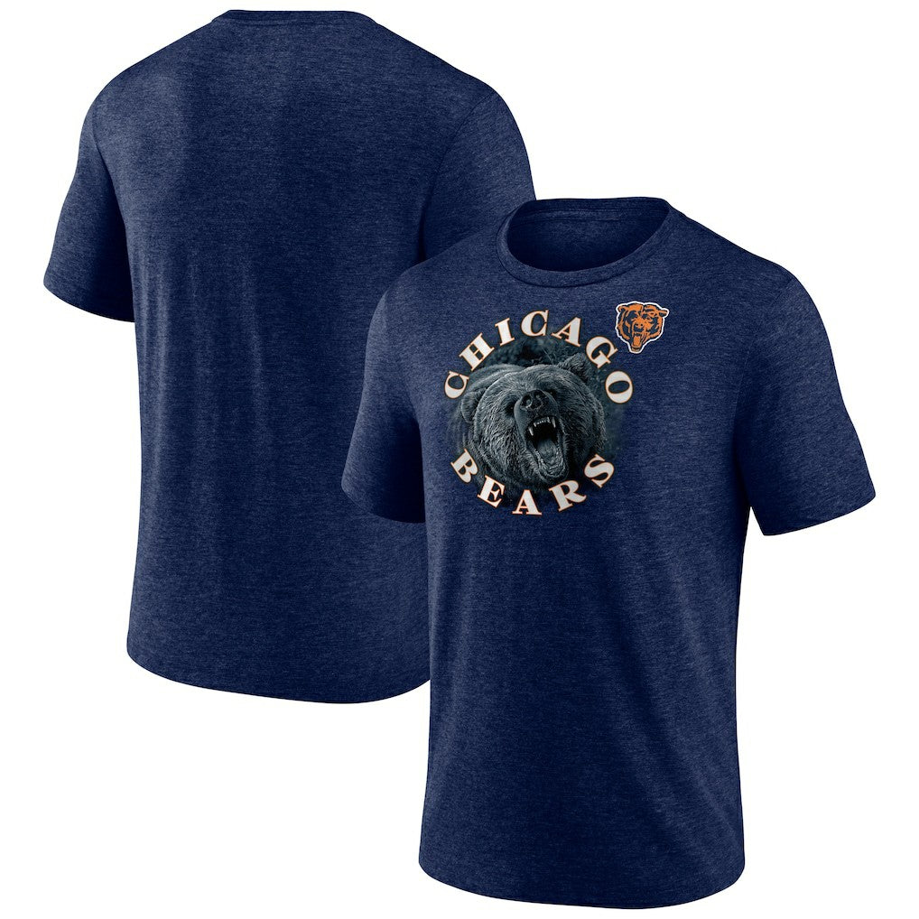 Chicago Bears Sporting Chance Tri-Blend T-Shirt Navy | NFL