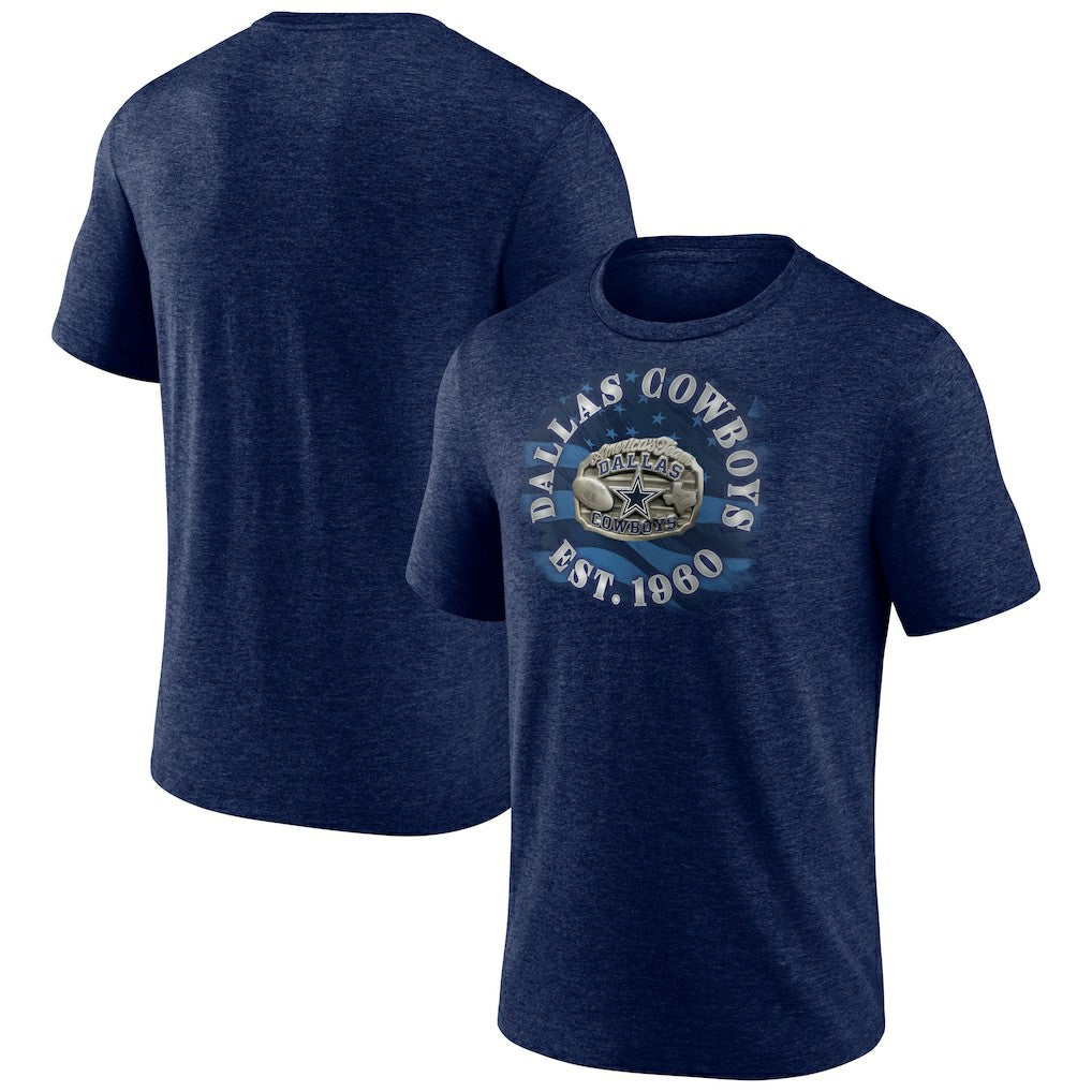 Dallas Cowboys Sporting Chance Tri-Blend T-Shirt Navy | NFL