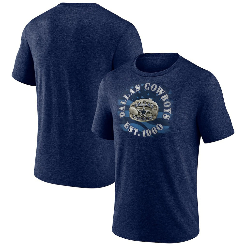 Dallas Cowboys Sporting Chance Tri-Blend T-Shirt Navy | NFL