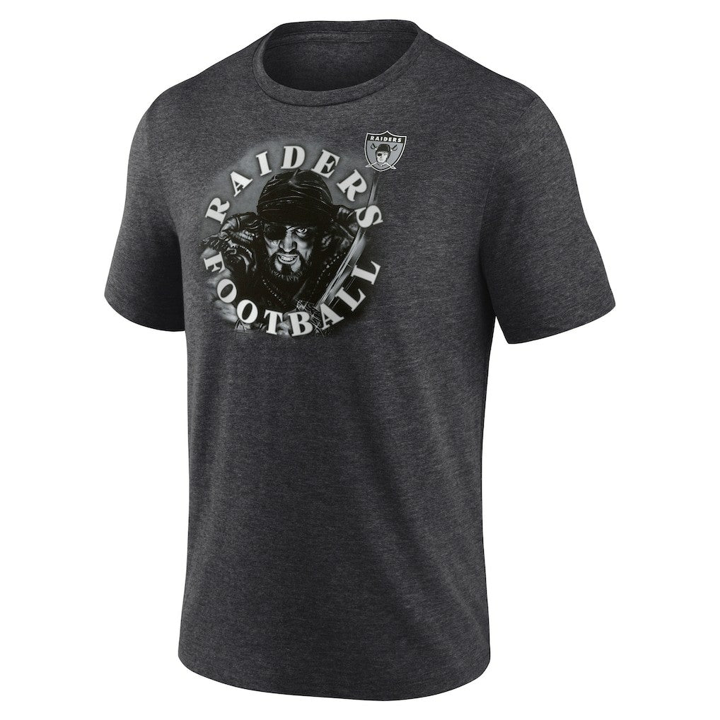 Las Vegas Raiders Sporting Chance Tri-Blend T-Shirt Charcoal | NFL