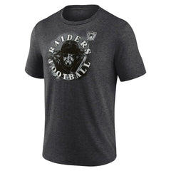 Las Vegas Raiders Sporting Chance Tri-Blend T-Shirt Charcoal | NFL