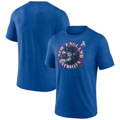 New England Patriots Sporting Chance Tri-Blend T-Shirt Royal | NFL